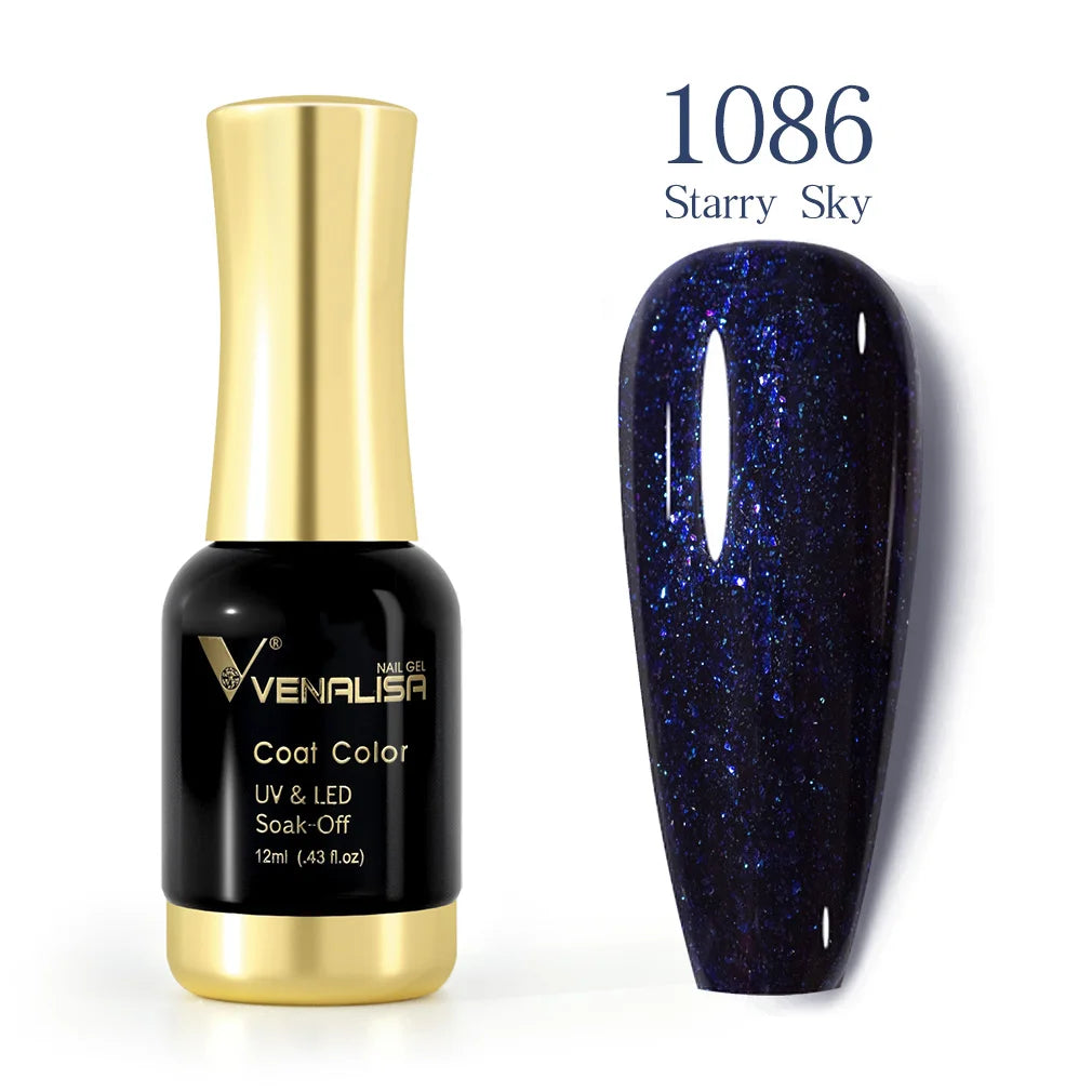 VENALISA Gel Nail Polish Set – 120 Colors UV/LED Soak Off 12ml
