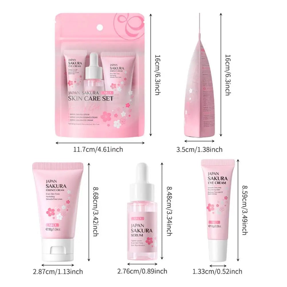 Sakura 3-Piece Skin Care Gift Set