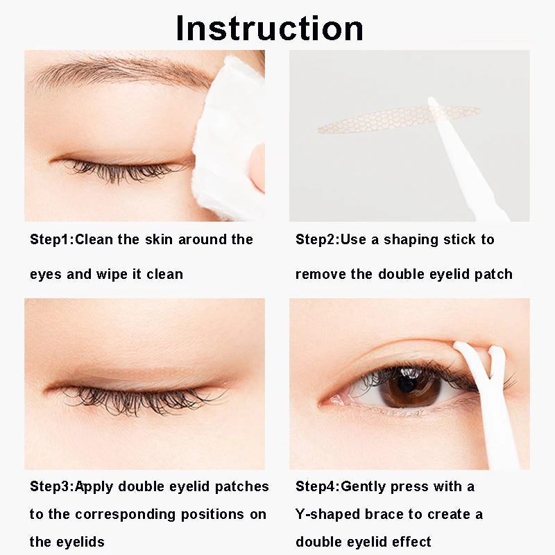 600PCS Double Eyelid Tape – Invisible Eye Lift Strips