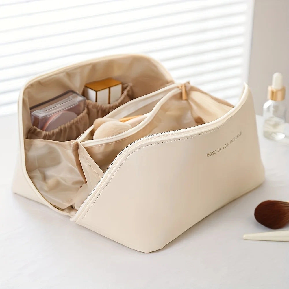Women Makeup Organizer Bag – Travel Cosmetic Storage Pouch