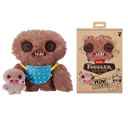 Fuggler Soft Plush Doll Toy Mini Rascals Series Cartoon Ugly Kawaii Parenting Teeth Monster Original Box Children Birthday Gifts