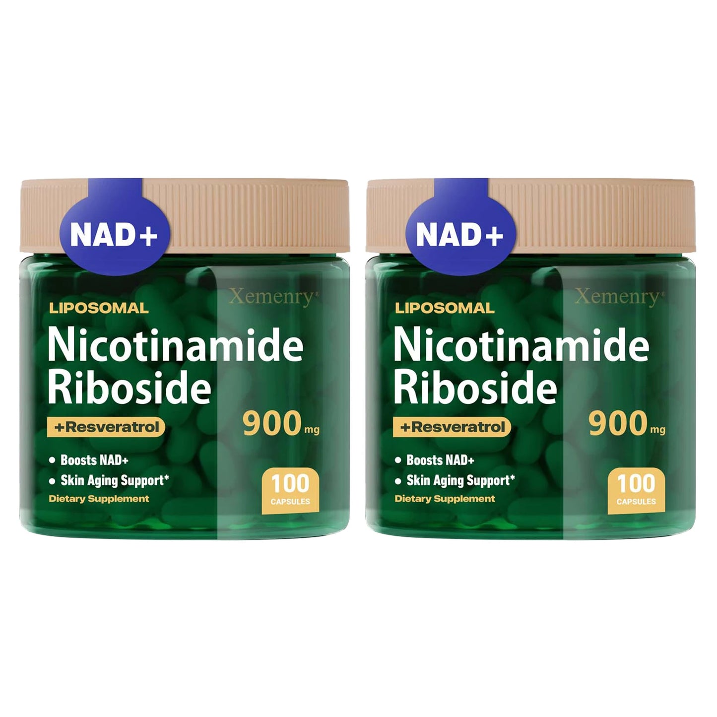 NAD+ Supplement – Nicotinamide Riboside with Resveratrol & Quercetin 900mg