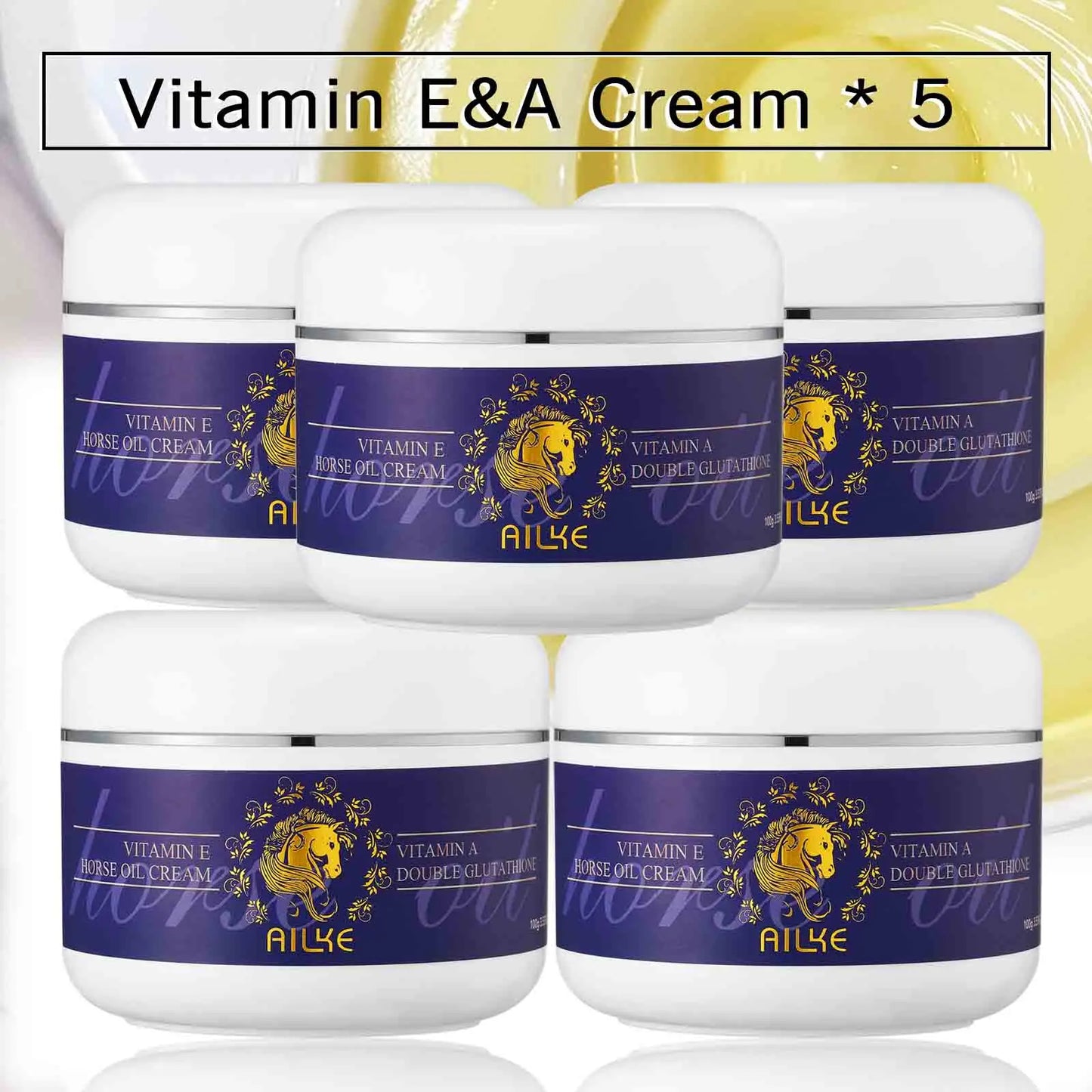 AILKE Glutathione Skin Care Kit – 5-in-1 Hydrating & Brightening Set