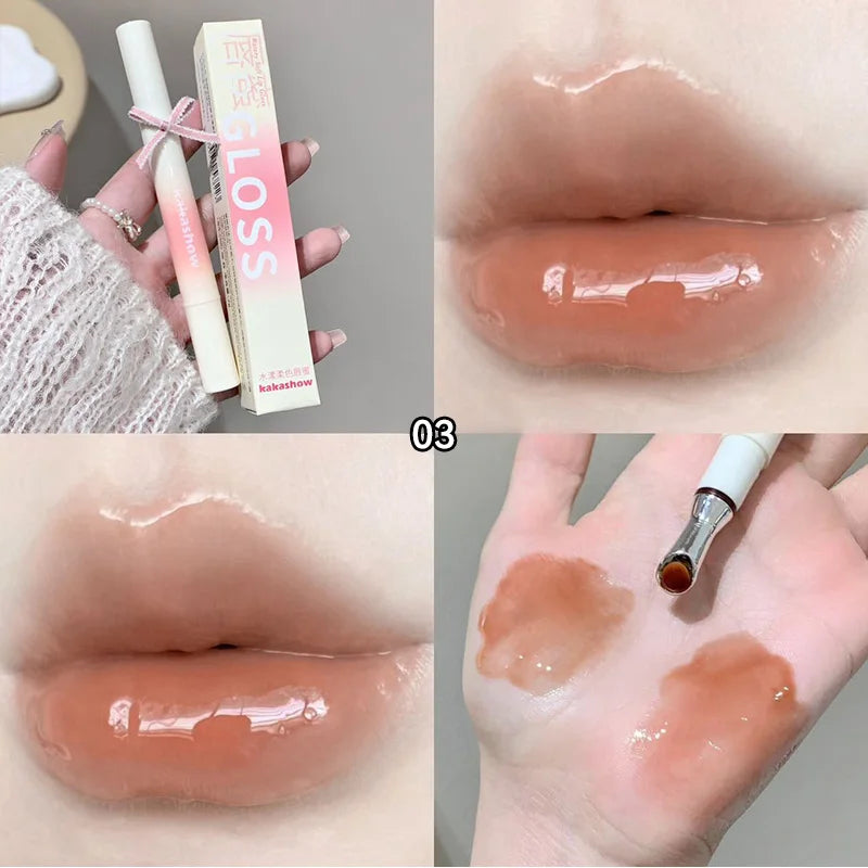 Kakashow Mirror Water Lip Gloss – Jelly Moisturizing Tint