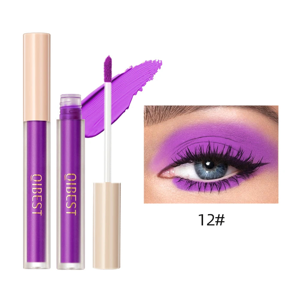 QIBEST Matte Liquid Shadow Collection – 8-Stick Set, Dual-Use for Eyes & Cheeks