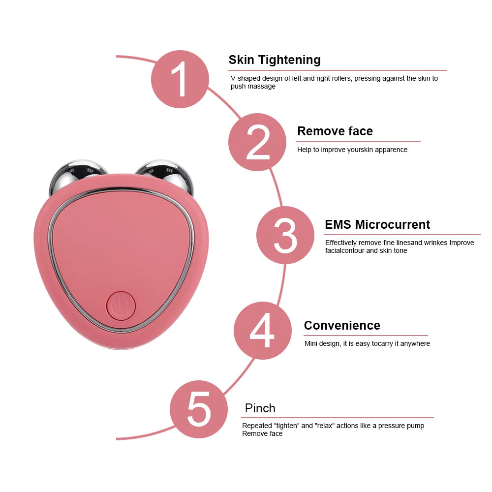 Microcurrent Facial Massager – Face Lifting & Toning Device