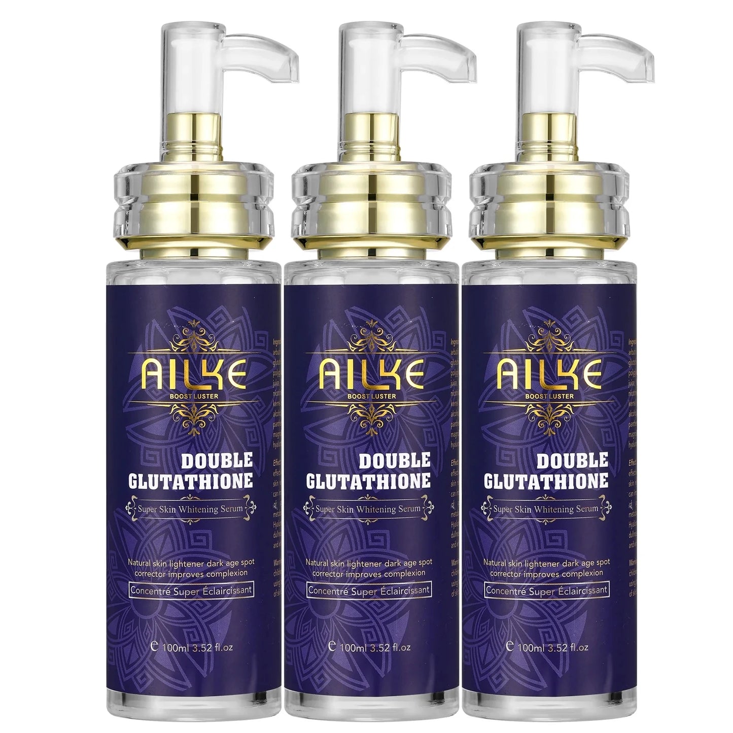 AILKE Glutathione Skin Care Kit – 5-in-1 Hydrating & Brightening Set