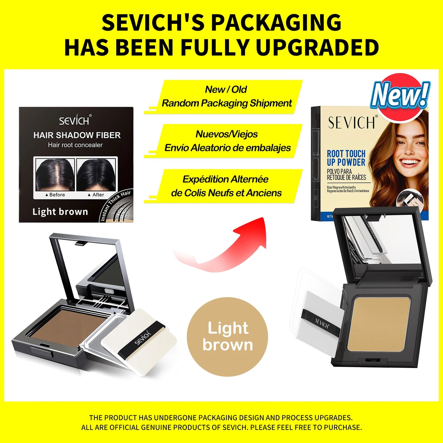 Sevich Hair Shadow Fiber (Hair root concealer)