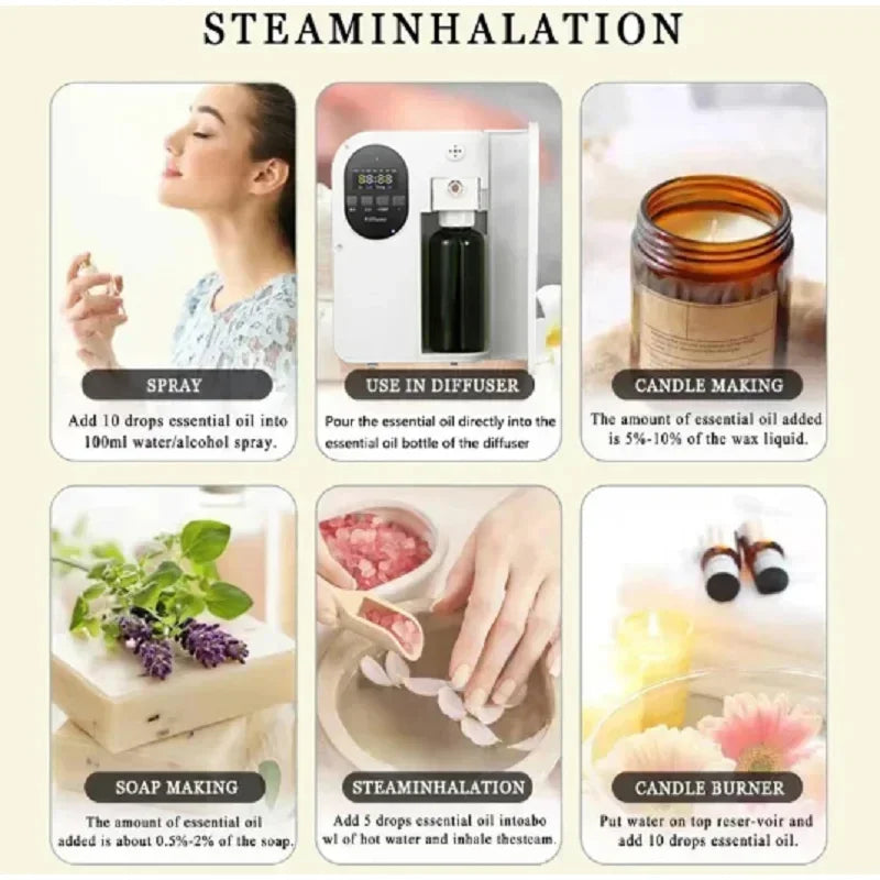 500ml Luxury Aroma Diffuser Oil – Hotel Inspired Signature Fragrance for Home & Office