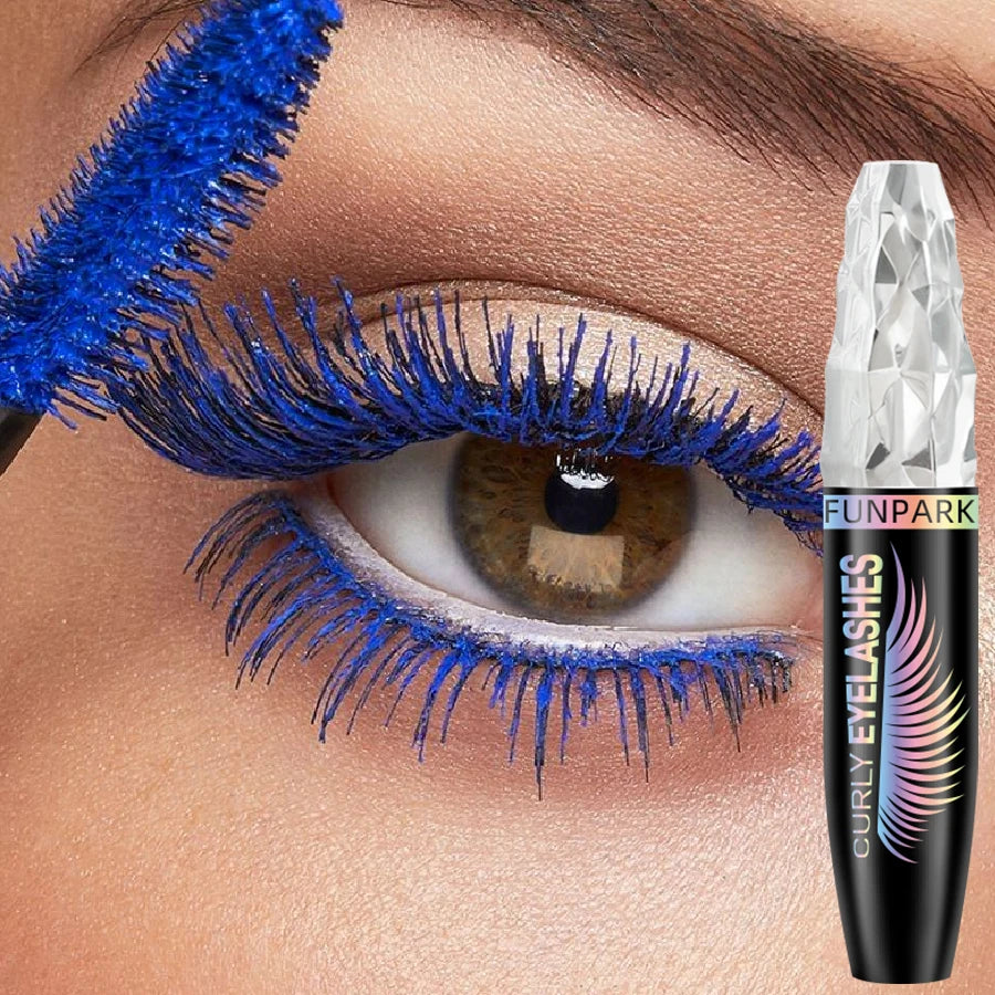9-Color Waterproof Mascara – Lengthening & Volumizing Formula