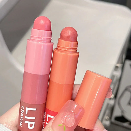 Gege Bear 4-in-1 Velvet Matte Lip Crayon – Waterproof, Long Lasting