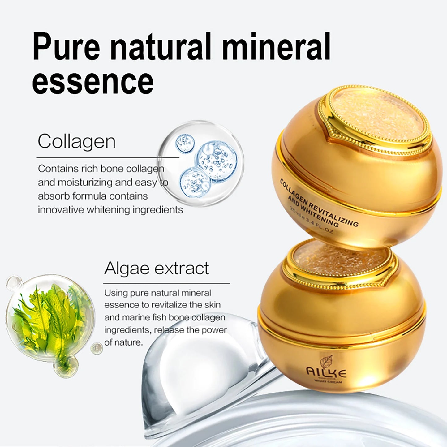 AILKE Collagen Face Care Set – Hydrating & Even Skin Tone