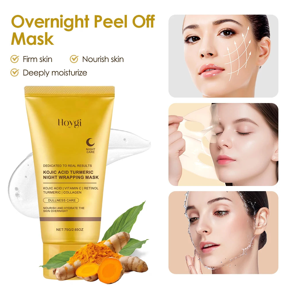 Brightening Turmeric Overnight Peel-Off Mask (75g)