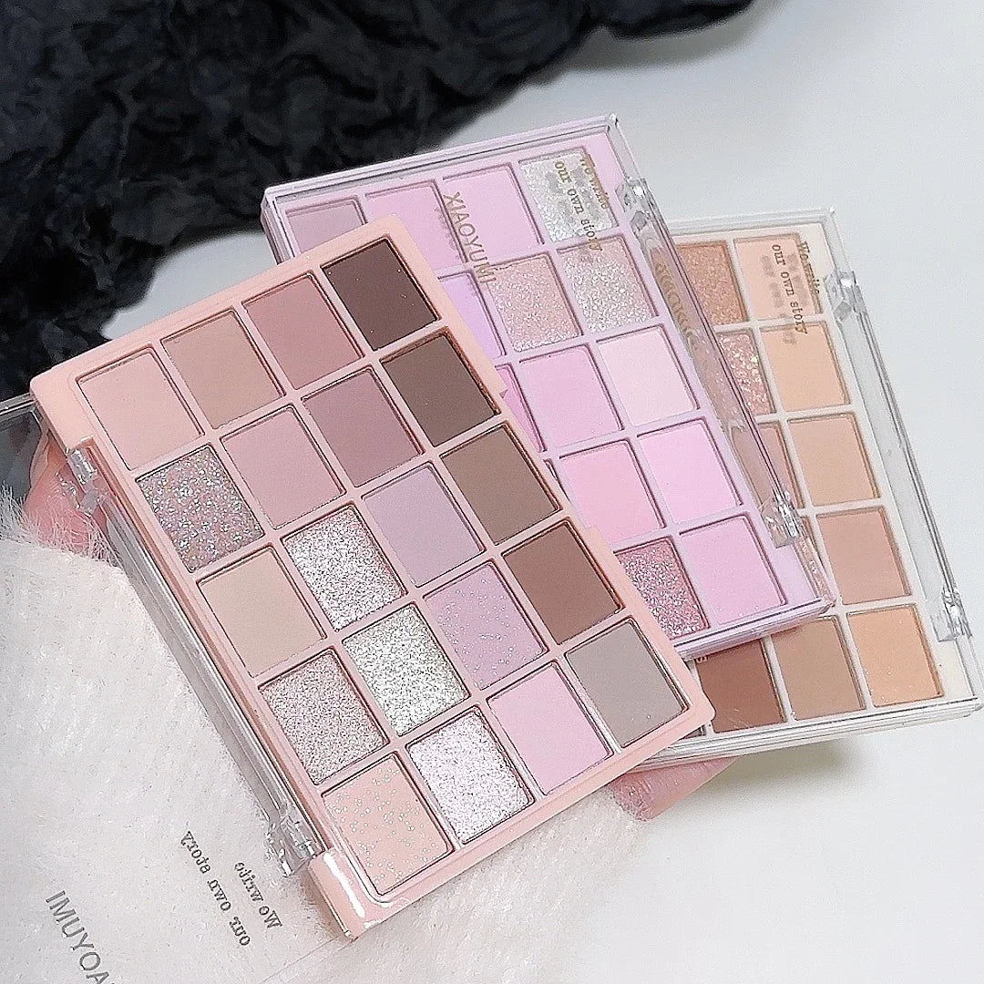 20-Color Matte Eyeshadow Palette – Waterproof Long Lasting