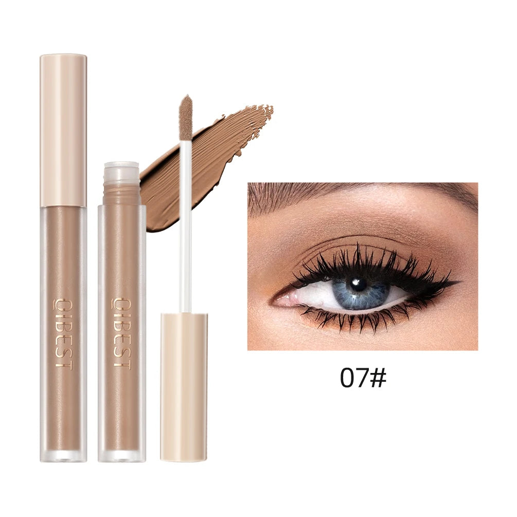 QIBEST Matte Liquid Shadow Collection – 8-Stick Set, Dual-Use for Eyes & Cheeks