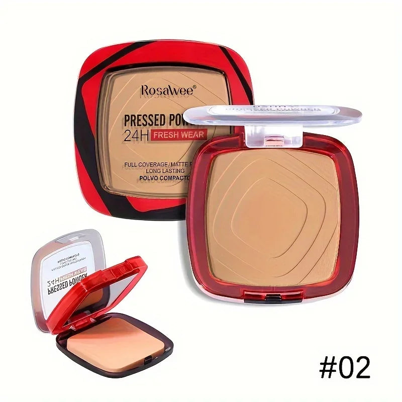 Matte Pressed Powder Foundation – Full Coverage Long Wear
