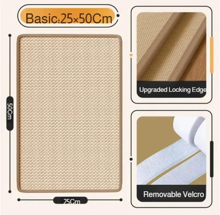 SofaGuard: Multi-Function Sisal Scratching Mat