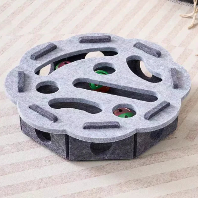 BrainyBox: Interactive Felt Maze for Cats