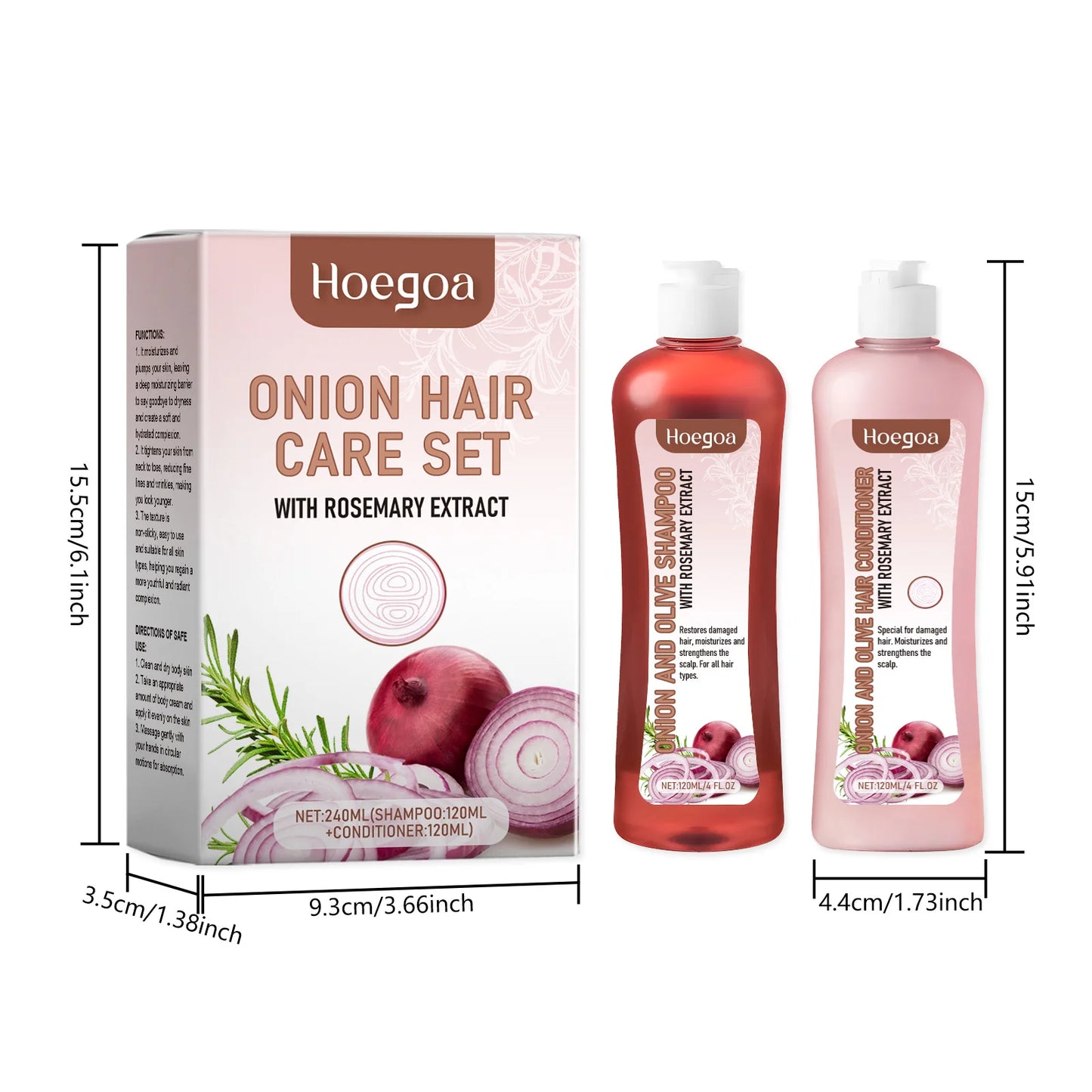 Rosemary Onion Hair Repair Shampoo & Conditioner