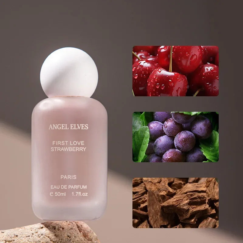Angel Elves Brand Perfume Fresh And Natural Lasting Freshness Spray Charming First Love Strawberry Ladies Date Eau De Toilette