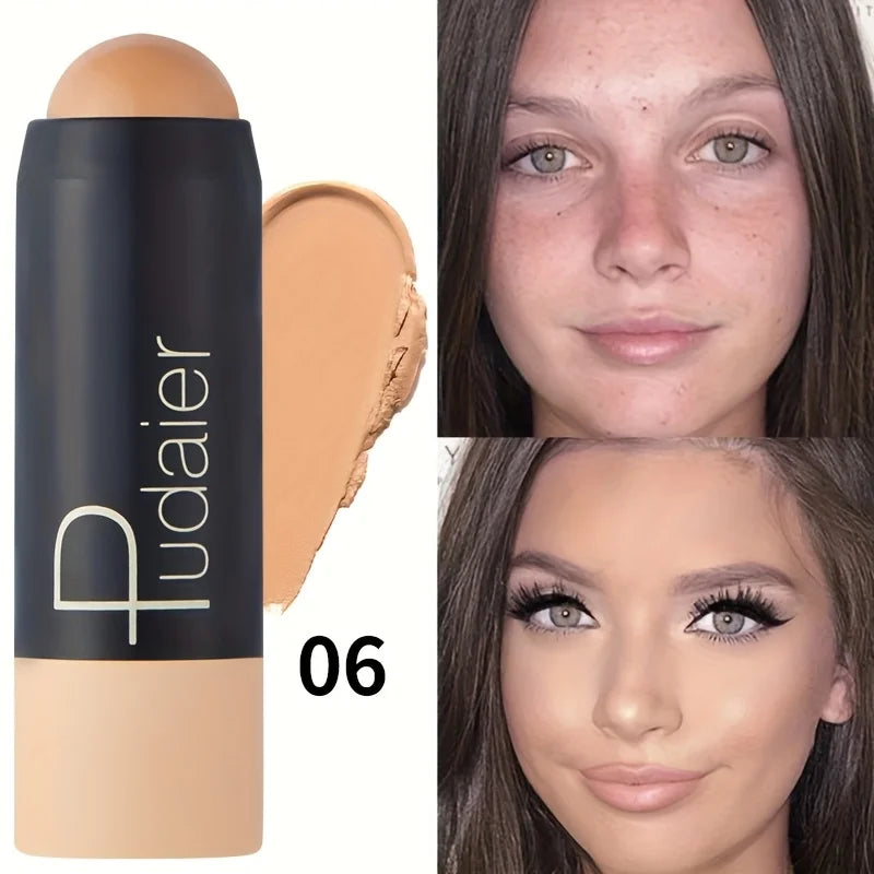 2-in-1 Foundation & Concealer Stick – Full Coverage Waterproof