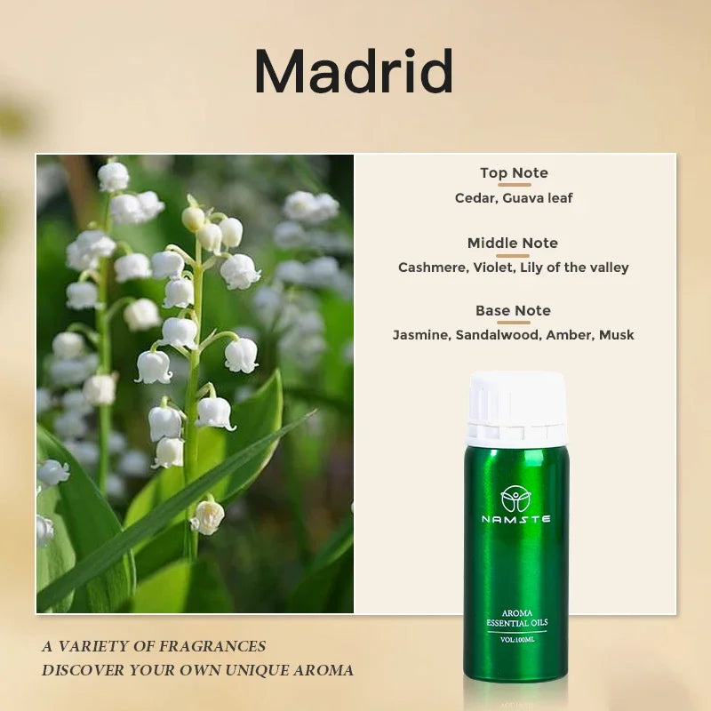 Namste Essential Oil for Diffuser – Natural Aroma Fragrance Oil (100ml)