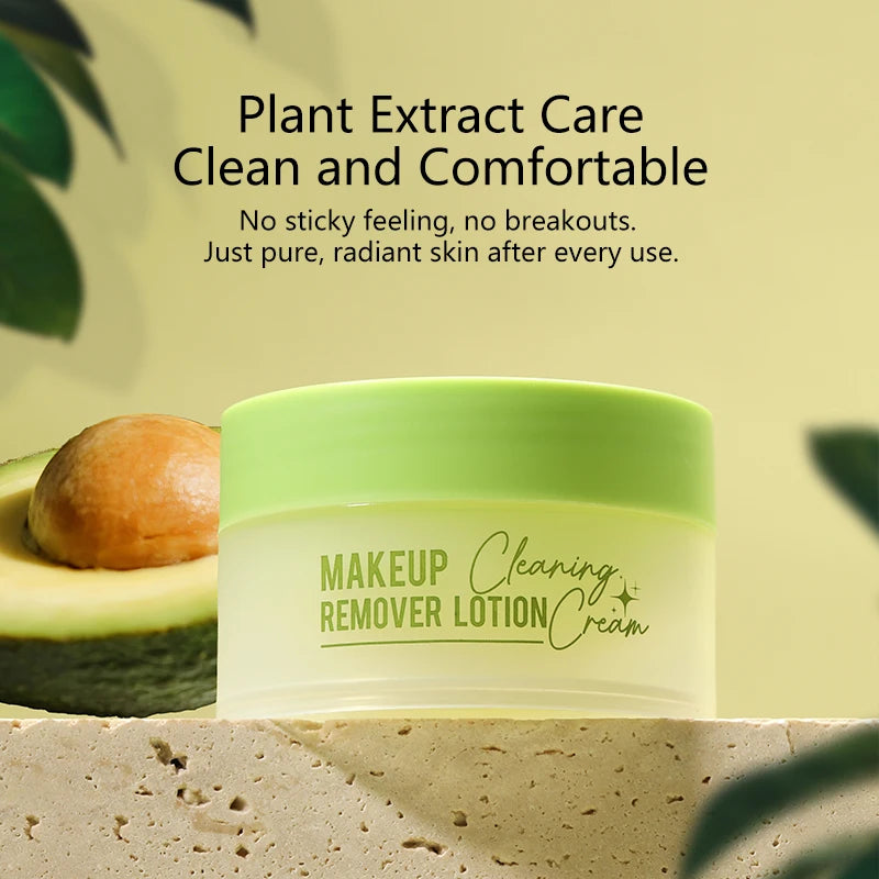 Avocado Makeup Remover Cream – Gentle Eye & Lip Cleanser