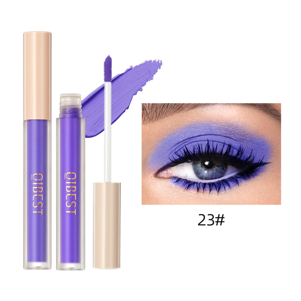 QIBEST Matte Liquid Shadow Collection – 8-Stick Set, Dual-Use for Eyes & Cheeks