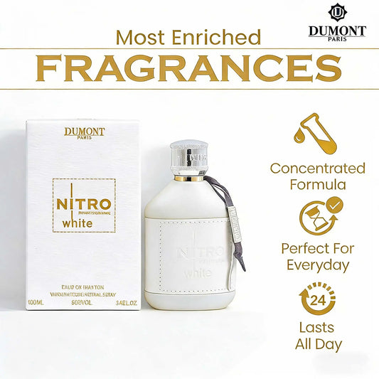 Nitro White: Woody Oriental Signature Eau de Parfum (100ml)