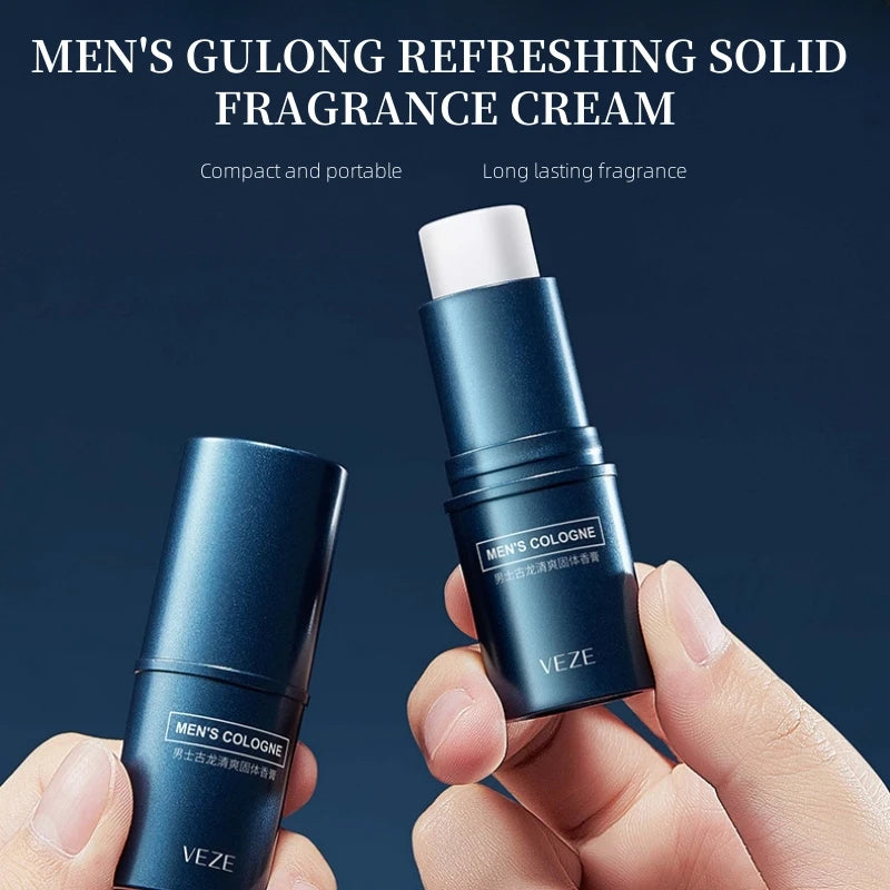 Fanzhen Men’s Solid Perfume Stick – Fresh Portable Travel Fragrance