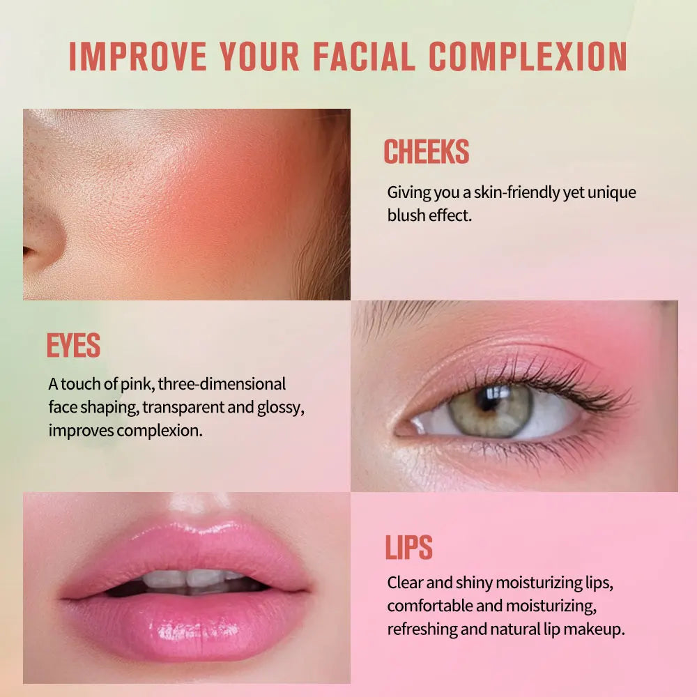 Surnelia Magic-Glow: 3-in-1 Temperature-Changing Blush Stick