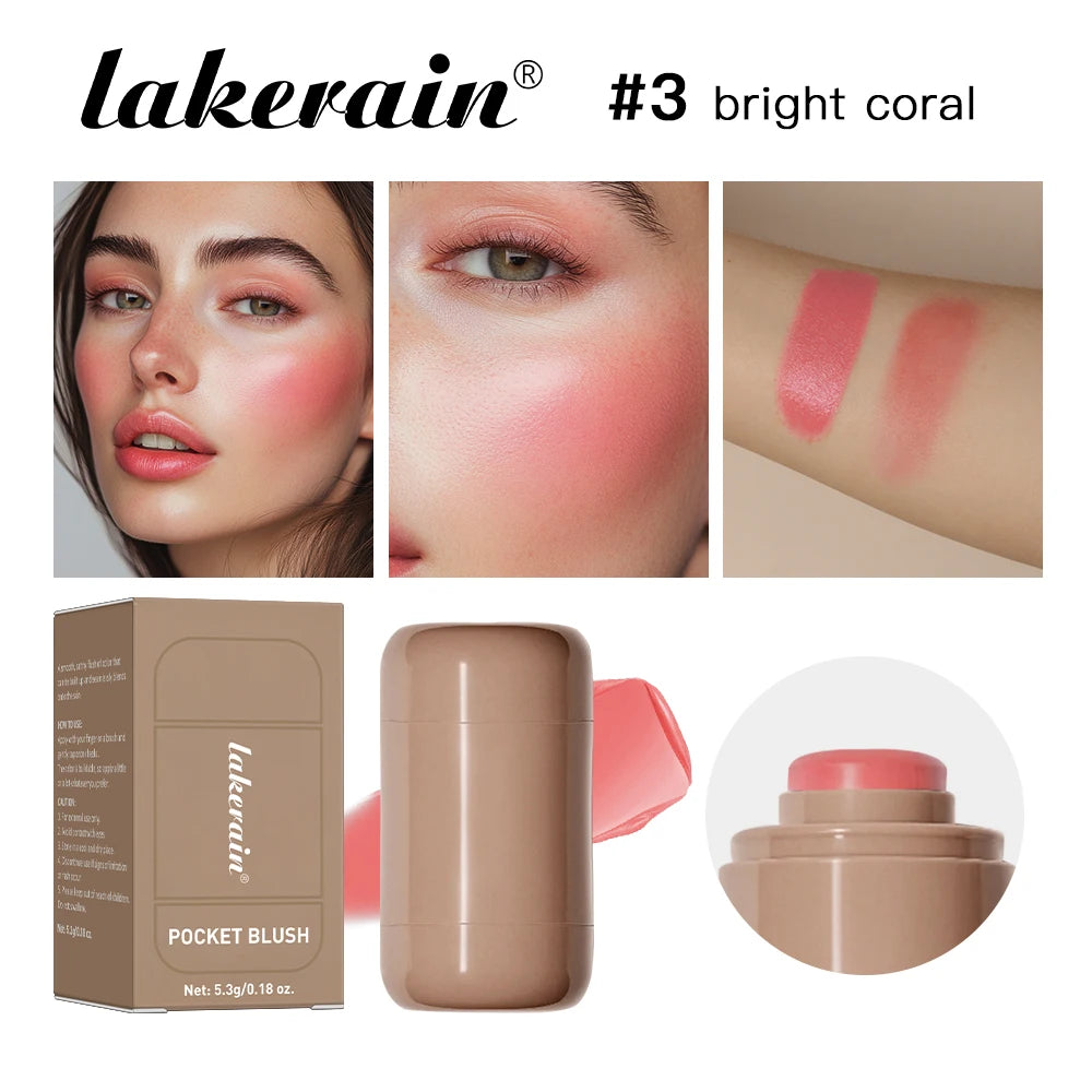 Lakerain Multi-Stick: 3-in-1 Cheek, Lip & Contour Tint