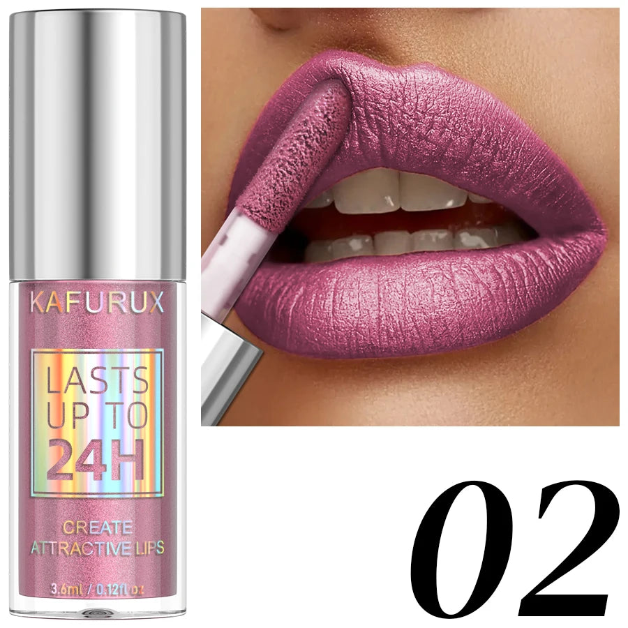 20-Color Glitter Lip Gloss Set – Waterproof Diamond Shine