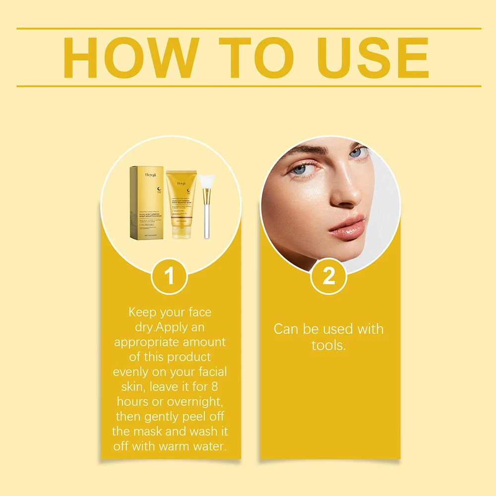 Brightening Turmeric Overnight Peel-Off Mask (75g)