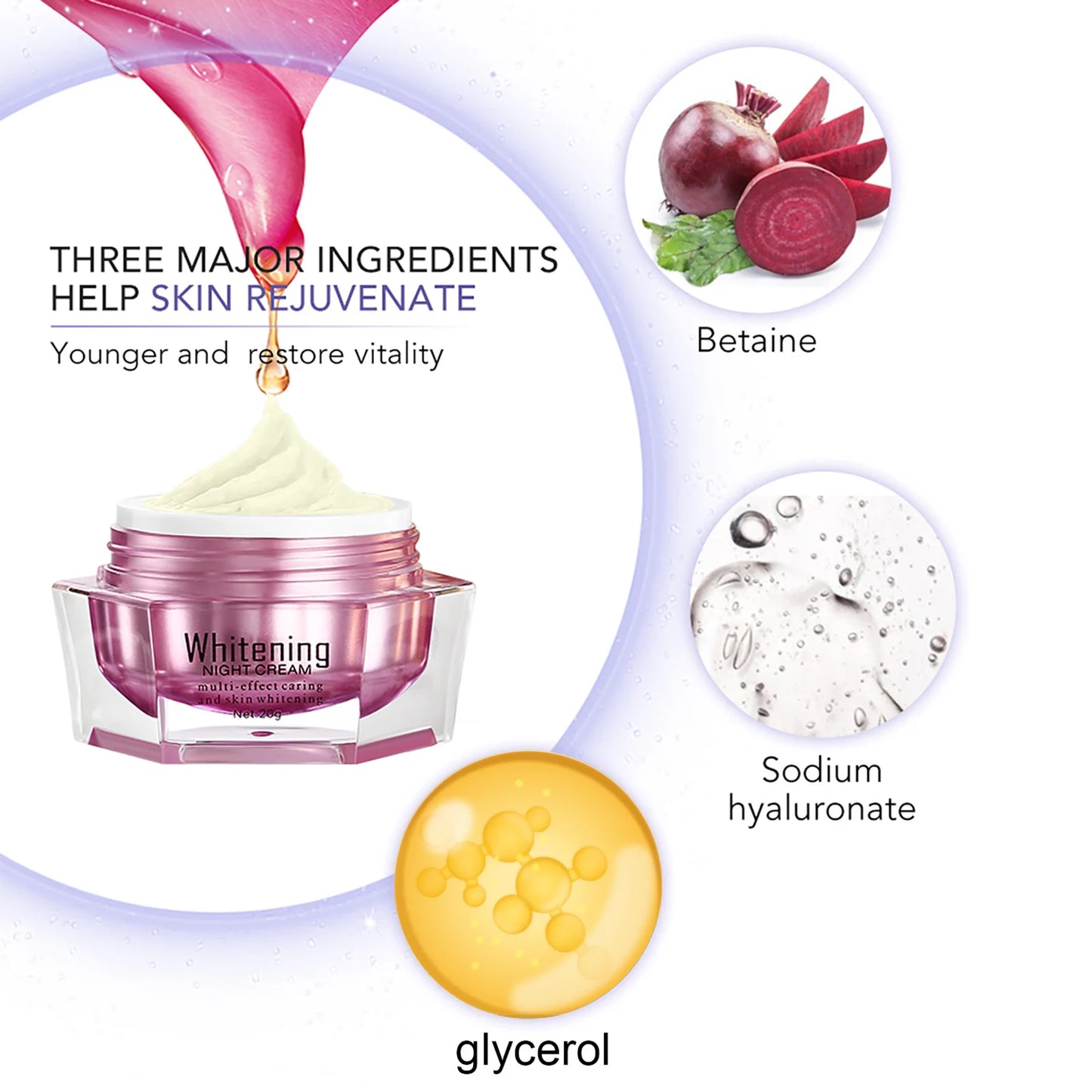 AILKE Collagen & Hyaluronic Acid Face Cream Set – Hydrating & Anti-Aging Care