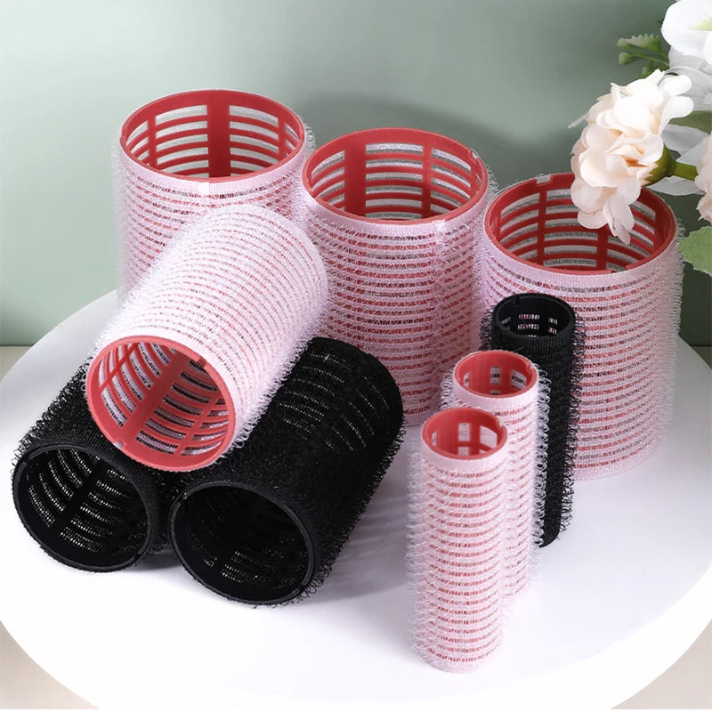 6pcs Self-Grip Hair Roller Set – Heatless Curling Rollers