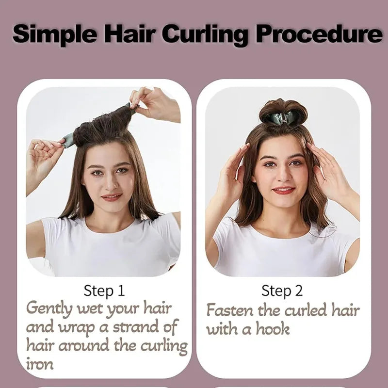 Heatless Curling Headband – Soft Flexi Rod Hair Curler Set