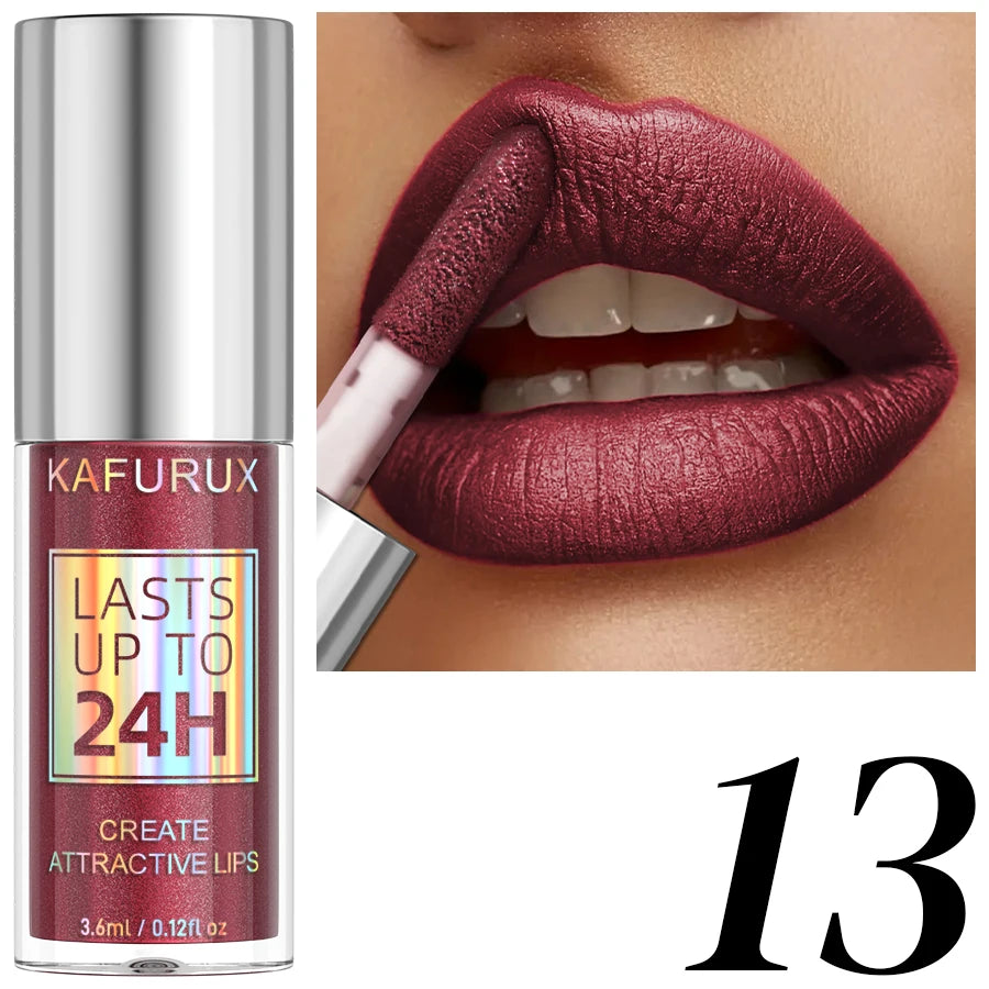 20-Color Glitter Lip Gloss Set – Waterproof Diamond Shine