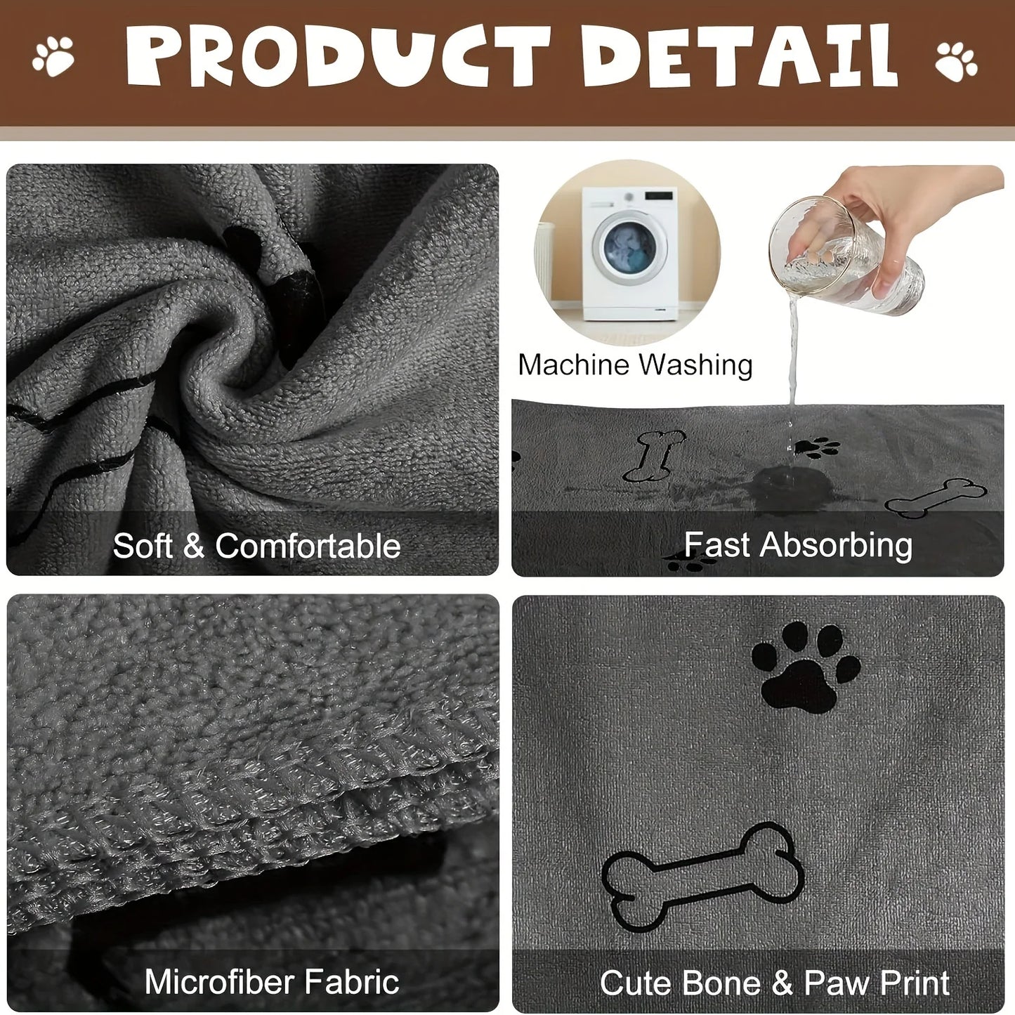 DryPaws: Ultra-Absorbent Microfiber Pet Towel