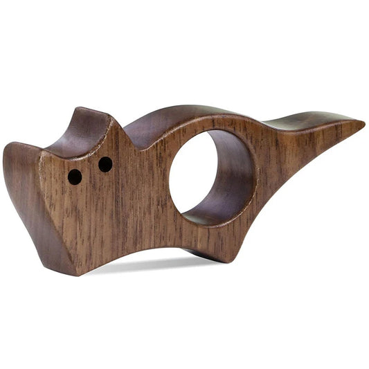 PetBookMate: Wooden Animal-Themed Page Holder