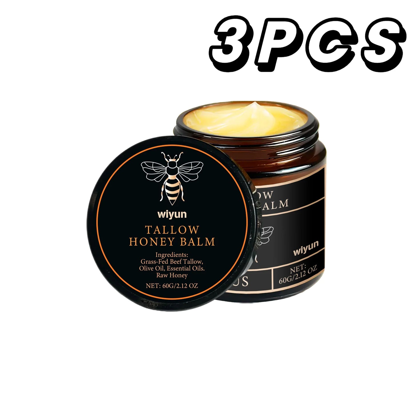 Tallow Honey Cream – Firming, Hydrating & Skin Elasticity Moisturizer