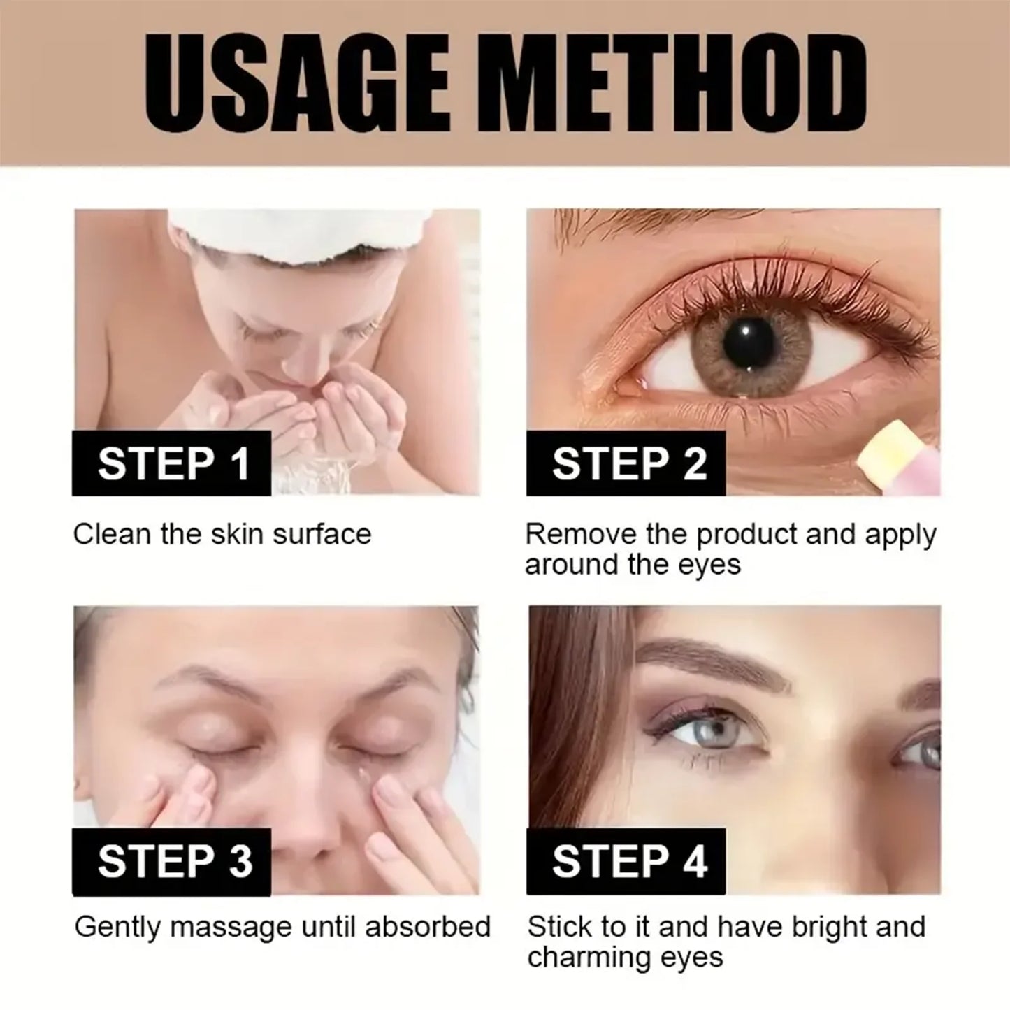Caffeine Eye Cream Stick – Dark Circles & Eye Bags Care