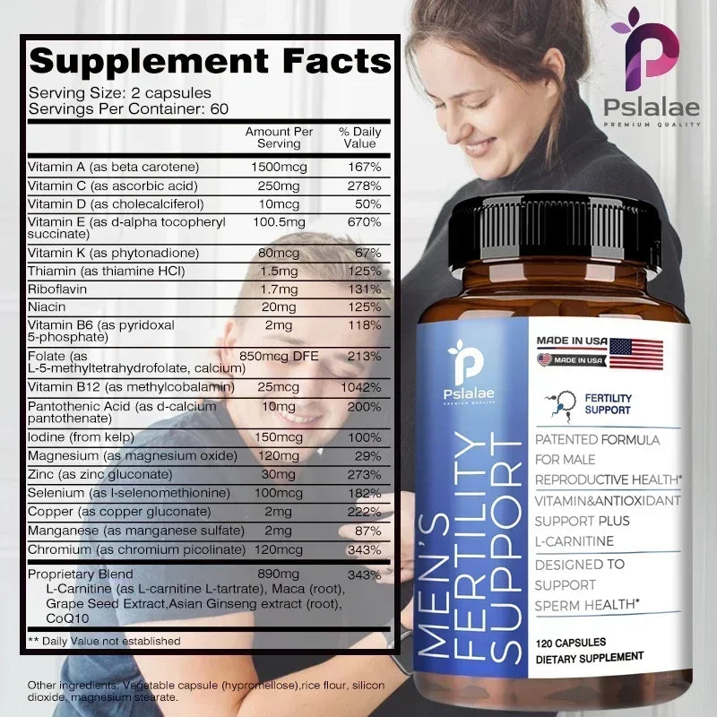 Men’s Fertility Supplement – Sperm Health & Vitality Support