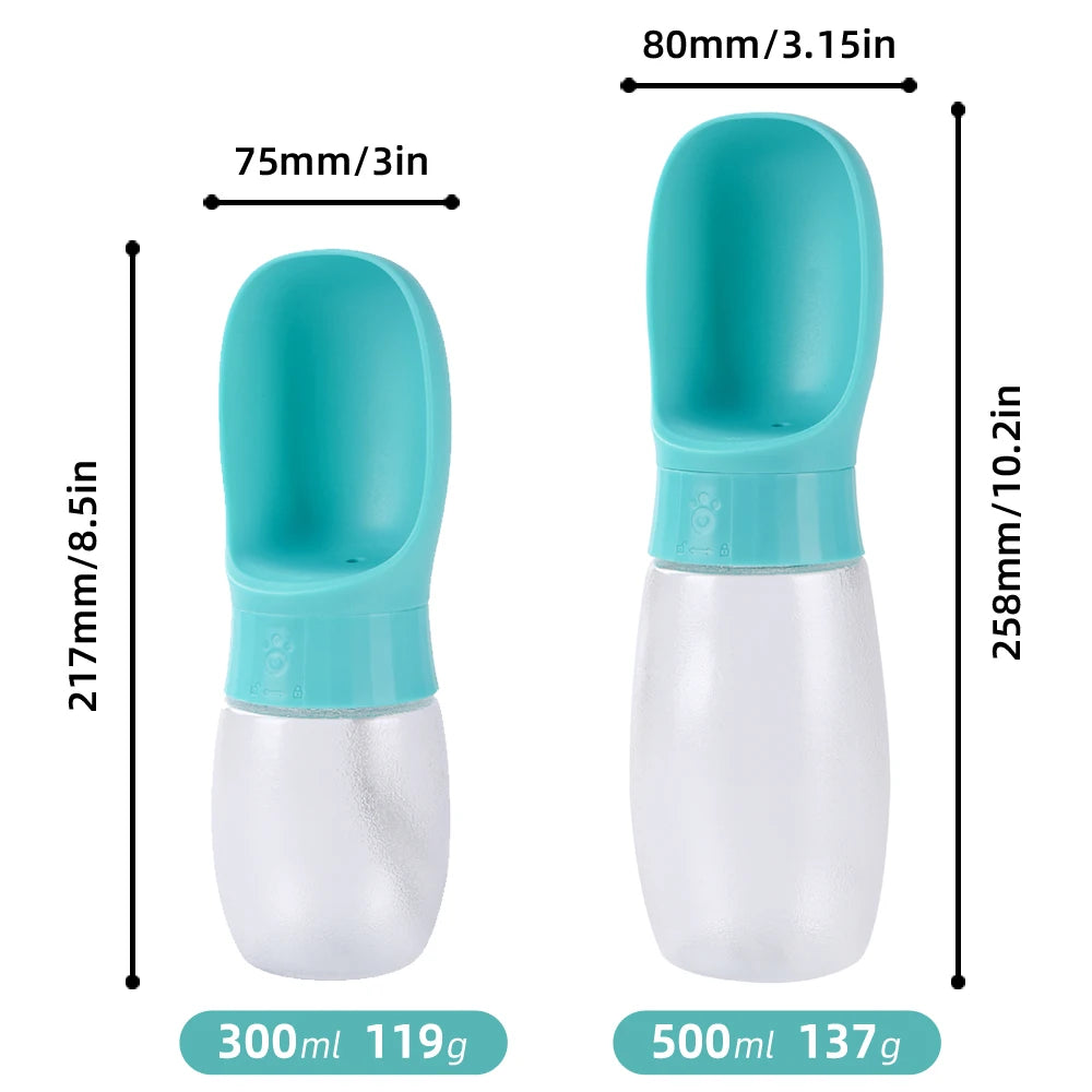 AquaTrek: Portable Pet Water Bottle & Dispenser