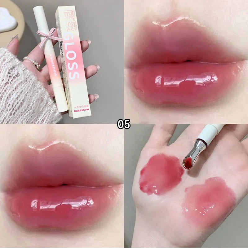 Kakashow Mirror Water Lip Gloss – Jelly Moisturizing Tint