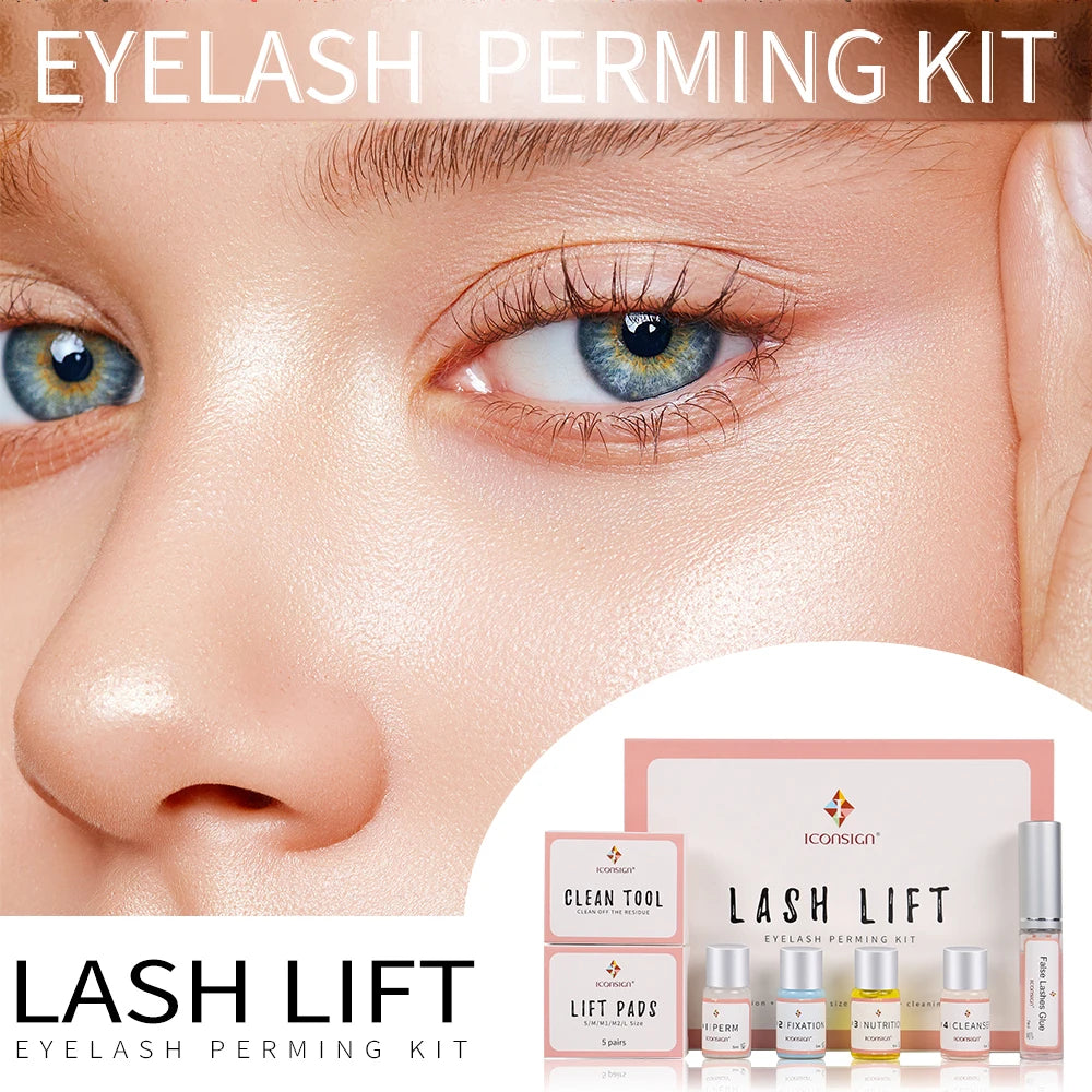 ICONSIGN Professional Lash Lift & Perm Kit – Salon-Quality Results