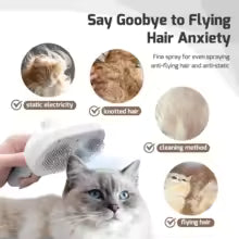 Dog Comb Pet Hair Removal Brush Cats and Dogs Special Comb Beauty Massage Self-cleaning Needle Comb Pet Supplies