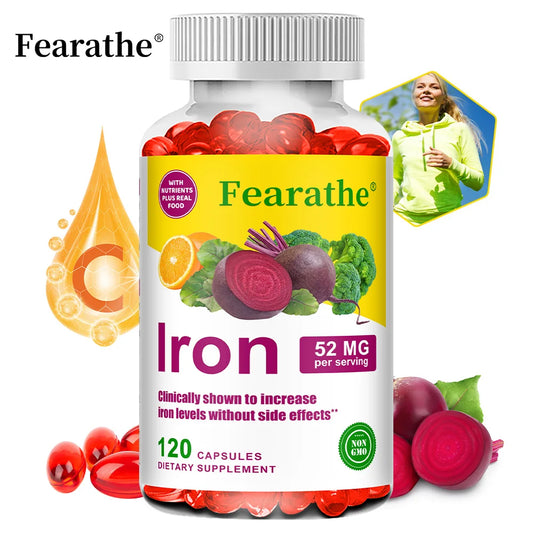 Iron & Vitamin C Supplement – Energy & Immune Support