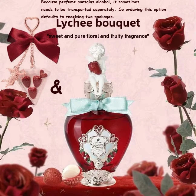 Flower Knows Strawberry Cupid Eau de Parfum – 50ml Floral Gourmand Fragrance for Women
