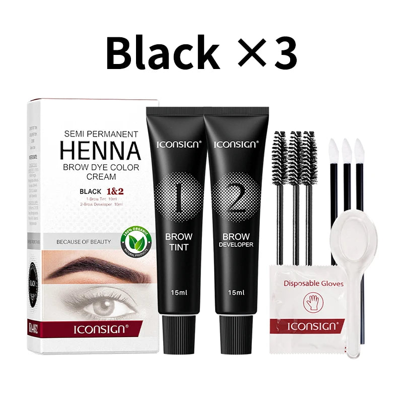 Fast-Acting Henna Brow Tint: Professional Tinting Cream